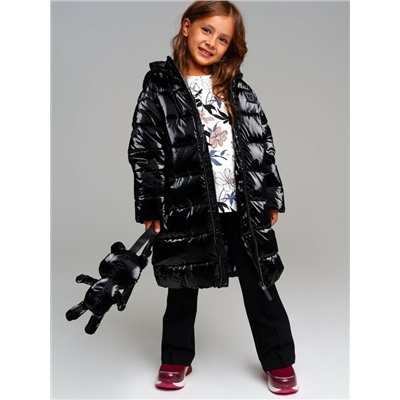 Пальто текстильное с полиуретановым покрытием для девочек