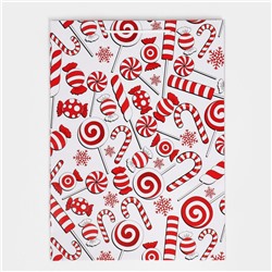 Пакет подарочный новогодний ламинированный «Сладости», L 28×38×9 см