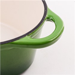 40656 Кастрюля чугун 3,5 см эмаль/покрытие бежевая MB (х2)