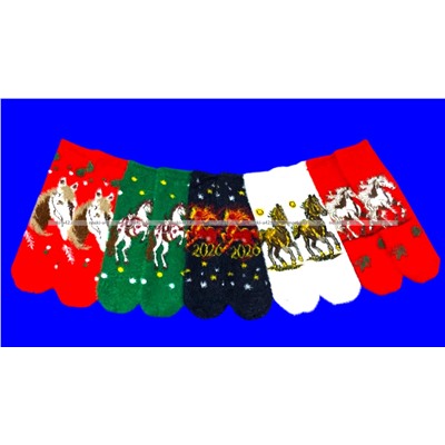 5 ПАР - MORRAH носки подарочные НОРКА КАШЕМИР Символ 2026 года арт. 2660