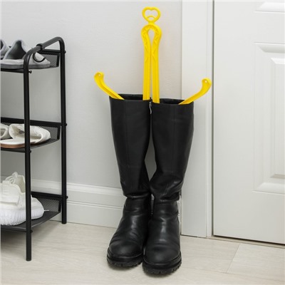 Держатель для голенищ обуви складной, 33(50.5)×7.5 см, цвет МИКС