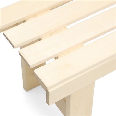 Лавка деревянная, 150×32×42 см, липа, «Добропаровъ»