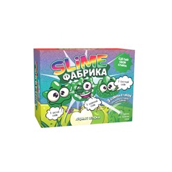 Создай Слайм. Слайм фабрика "Яблоко" 3 слайма в наборе.