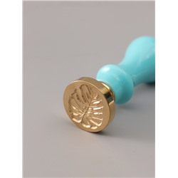 Подарочный набор для сургучной печати «Монстера», печать, ручка, сургуч, 12.5×10×3.6 см