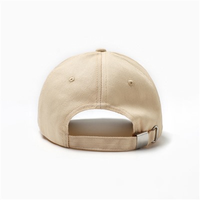 Кепка женская с вышивкой MIST Less is more, молочная, размер 56-58