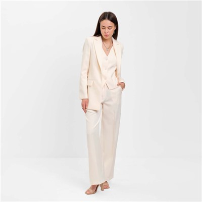 Брюки женские MIST: Classic Collection, размер 44, бежевые