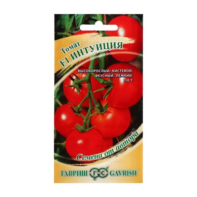 Семена Томат "Интуиция" F1, среднеспелый, индетерминантный,высокорослый,12 шт.