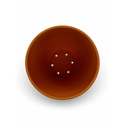 Горшок для цветов «Терра №6», керамический, с поддоном, 8.9 л, терракот