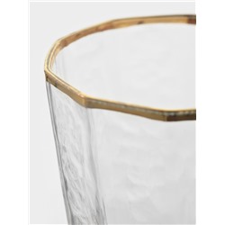 Набор для напитков «Иней. Золото», 5 предметов: графин 300 мл, 4 стакана 70 мл, стекло