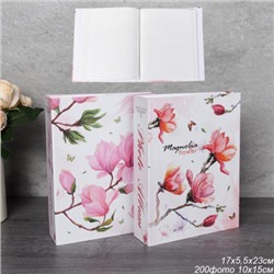 Фотоальбом 200 фото 10х15 Цветы / 9379 /уп 48/96/