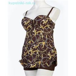 92001 Q Купальник раздельный платье (58-66)