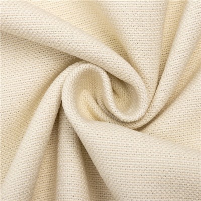 Штора портьерная «Этель. Структурная», 130×300 см, молочная