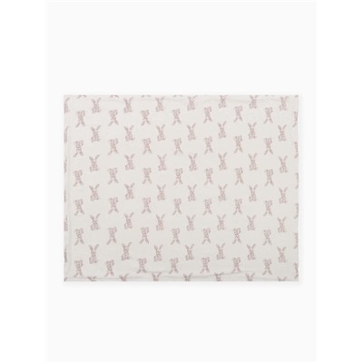 Покрывало Крошка Я «Зайка» 100×130 см, муслин, 4 слоя, хлопок 100%