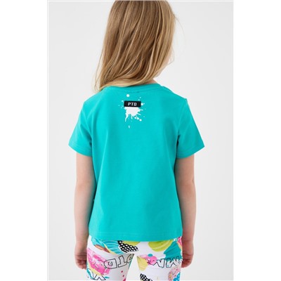 Фуфайка трикотажная для девочек (футболка) PLAYTODAY, 1240319