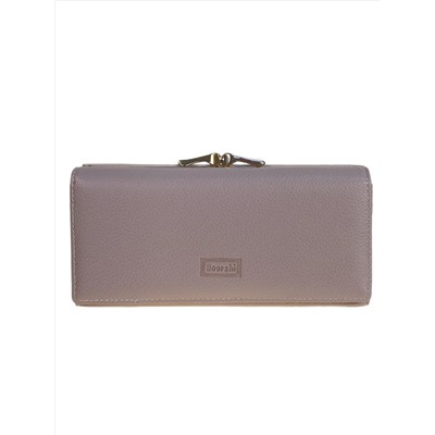 Женское портмоне из искусственной кожи, цвет  серый