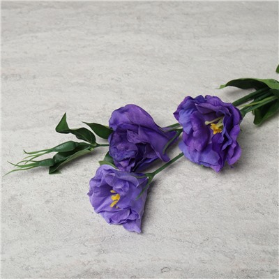 Цветок искусственный Эустома 80 см / C-80 /уп 80/800/