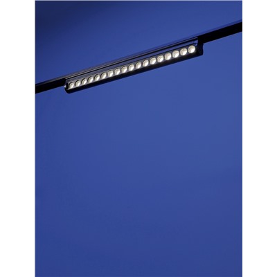 Трековый светильник FTL-006, серия Flat, поворотный, 18 Вт, 48 В, 4000К, 340 мм, чёрный, свечение нейтральное белое