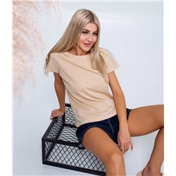 Футболка #КТ9041, бежевый