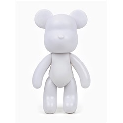 УЦЕНКА Декор фигурки зеркальной мозаикой «Медведь», серебро