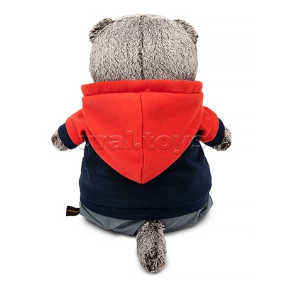 Кот Басик в костюме в стиле спорт-шик