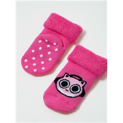 Теплые CONTE-KIDS SOF-TIKI Махровые носки с отворотом и антискользящей стопой