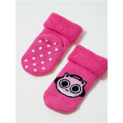 Теплые CONTE-KIDS SOF-TIKI Махровые носки с отворотом и антискользящей стопой