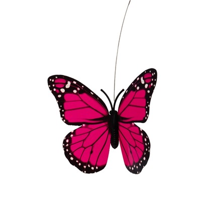 Штекер летающий «Бабочка», на солнечной батарее, МИКС