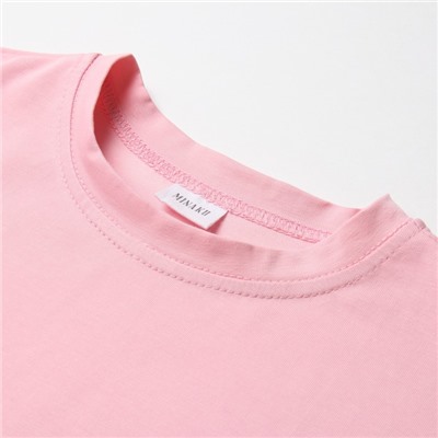 Футболка детская MINAKU:Basic line kids, цвет пыльная роза, рост 104 см