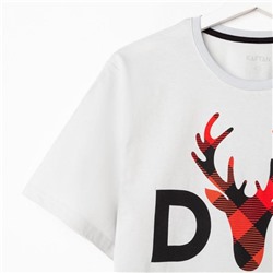 Футболка мужская новогодняя KAFTAN Family look, размер 52