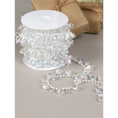 Новогодние бусы на елку 5м / DW-1380 /уп 120/