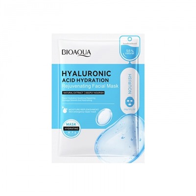 Маска для лица увлажняющая с гиалуроновой кислотой Bioaqua