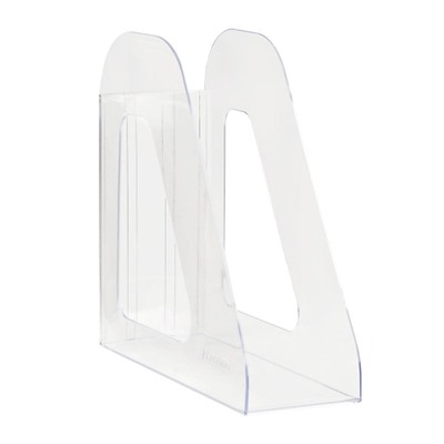 Лоток для бумаг вертикальный  90 мм Фаворит прозрачный ЛТ701/ЛТВ-30498 Стамм