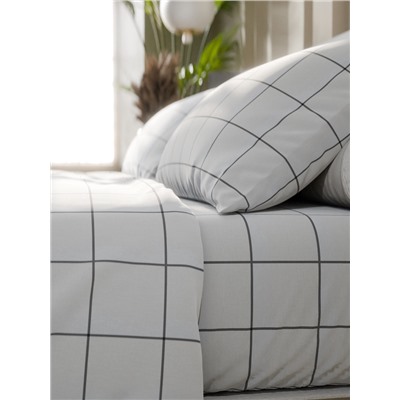 Постельное бельё 1.5-спальное «Этель. Клетка», бязь