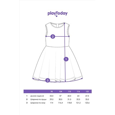 Платье PLAYTODAY, 1088720