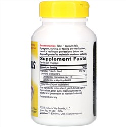 Nature's Way, Primadophilus, классический, для детей от 12 лет, 5 млрд КОЕ, 180 вегетарианских капсул