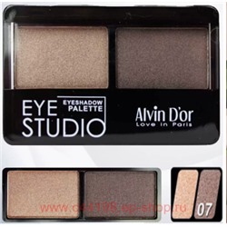 Alvin D`or Тени для век двойные Eye Studio тон 7 AES14