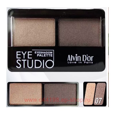 Alvin D`or Тени для век двойные Eye Studio тон 7 AES14