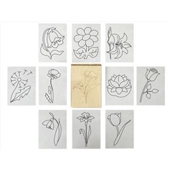Многоразовая раскраска "Цветы"