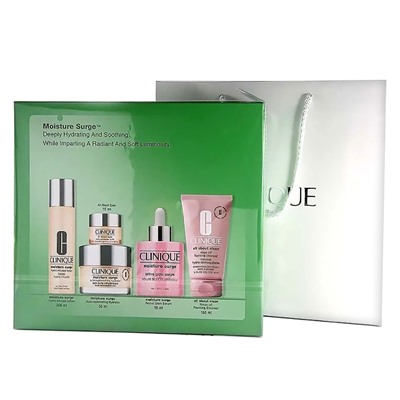 Набор для ухода за кожей лица Clinique Moisture Surge Deeply Hydration and Soothing 5 в 1