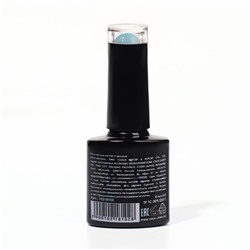 Гель лак для ногтей, витражный, трехфазный, 8 мл, LED/UV, голубой (11)