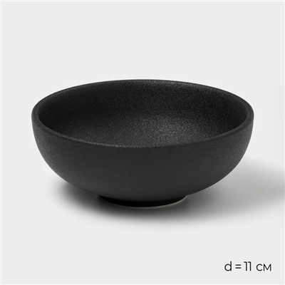 УЦЕНКА Набор салатников керамических Magistro Carbon, 3 предмета: d=11/16/19,5 см, 250/650/1,2 л