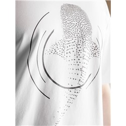 Свободная футболка  с авторским принтом