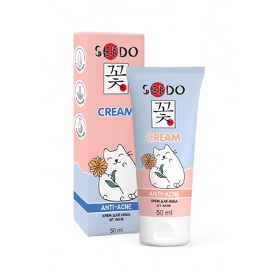 Крем для лица Sendo от акне, для проблемной кожи, 50 мл