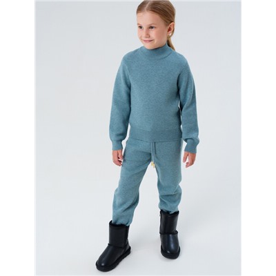 Комплект трикотажный для девочек: джемпер, брюки