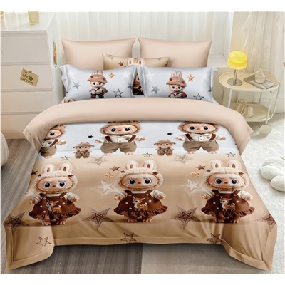 Постельное белье детское поплин на молнии - Мягкое Чудо