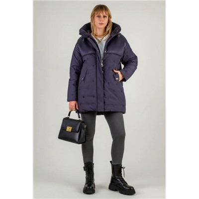 Куртка верблюжья шерсть арт.318 (Темно-синий)