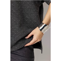 Блузка женская  4483/10/Серый, блеск