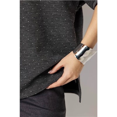 Блузка женская  4483/10/Серый, блеск