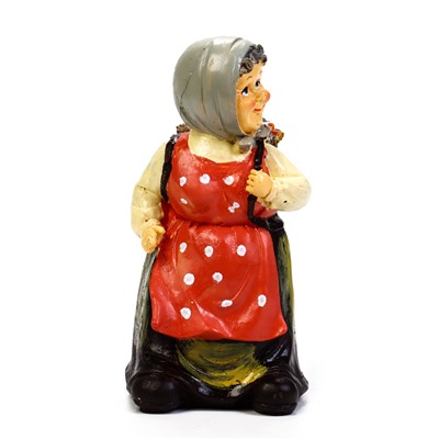 Садовая фигура из полистоуна «Бабушка с гусем», 10×10×20 см, Greengo