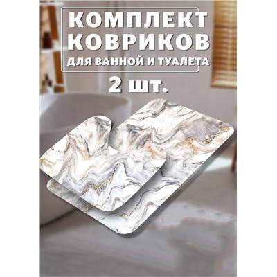 Коврик для ванны и туалета 2шт #23262429